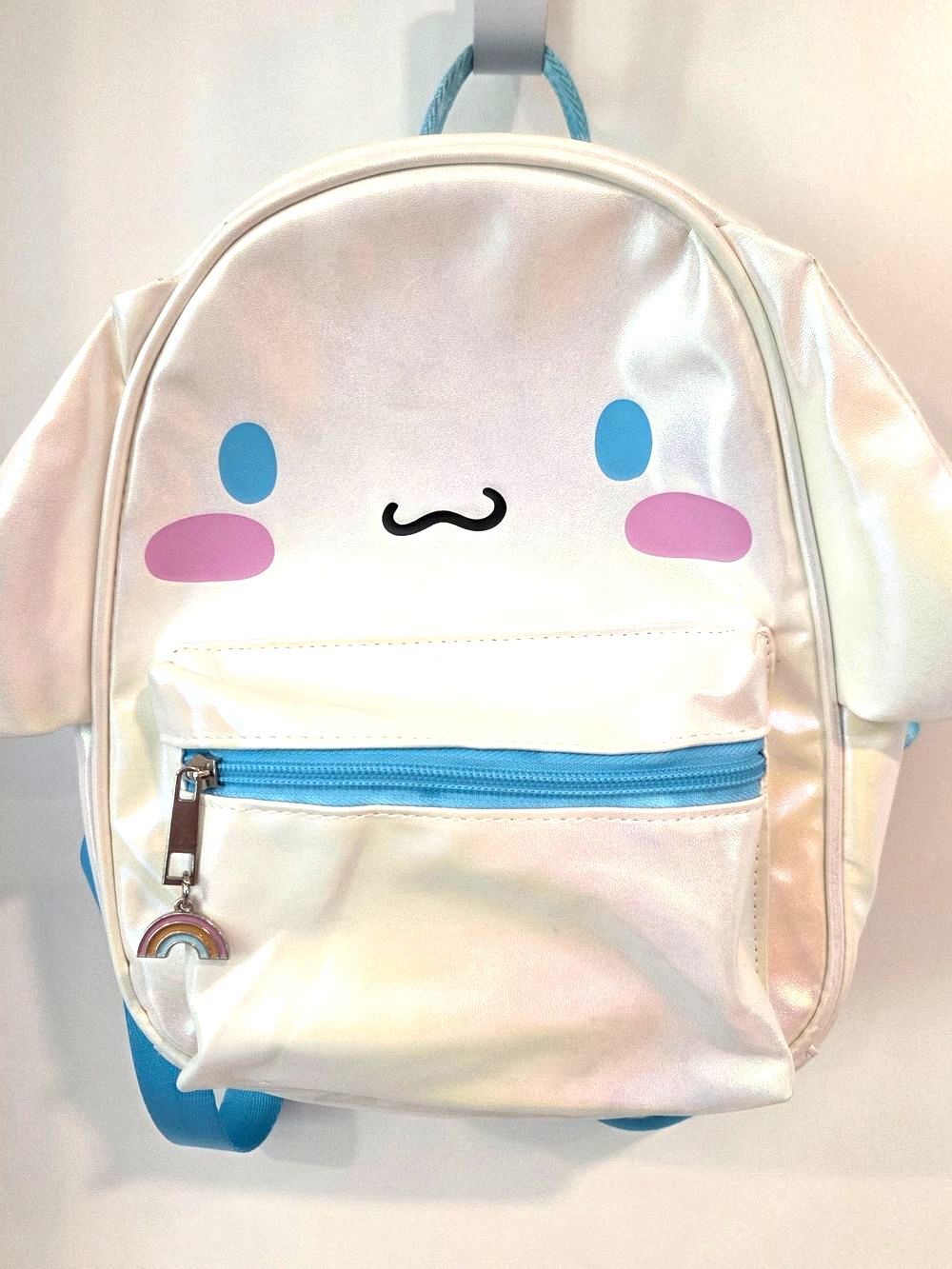 Cinnamoroll Mini Backpack Iridescent White Sanrio Kawaii Y2K